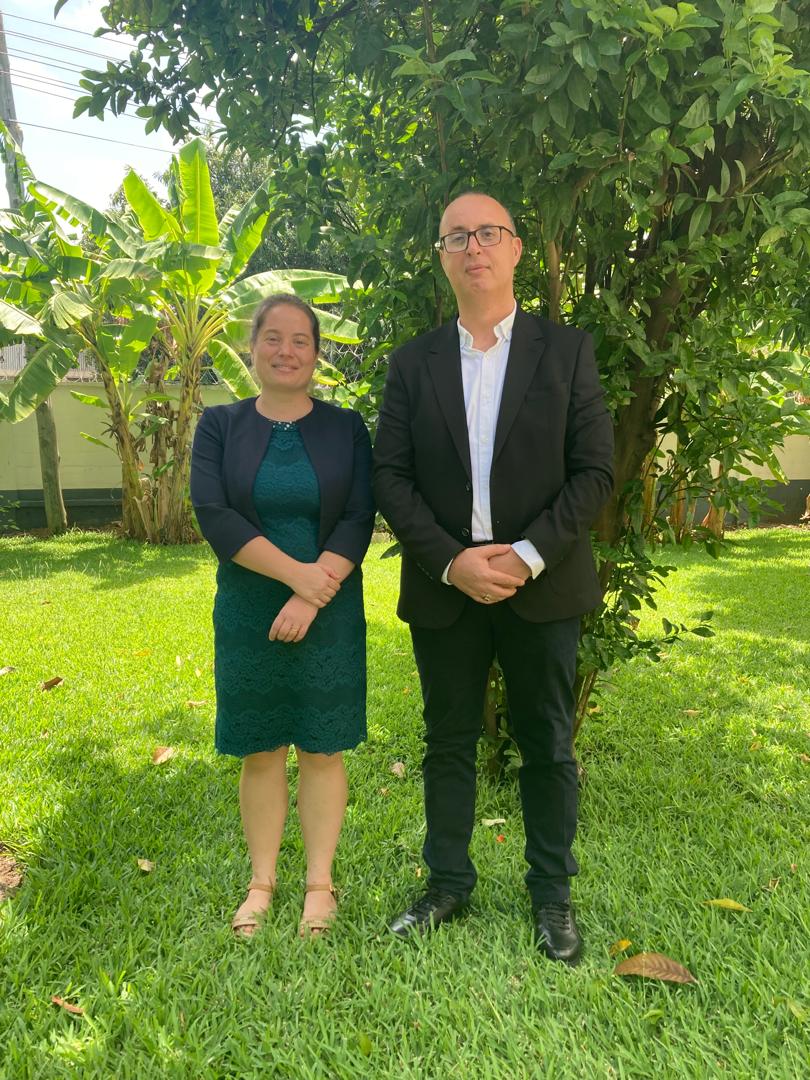 SwissEmbAccra's tweet photo. Head of Cooperation, Ms. Janine Walz and the Embassy team welcomed Mr. Mehdi Ouahioune,the new GM of Sika Chemicals Ghana Ltd, a Swiss company operating in Ghana. We wish Sika Chemicals success and look forward to continued collaboration in Ghana’s growth. #SwissBusinesses #Ghana https://t.co/HpmBrC2qo9
