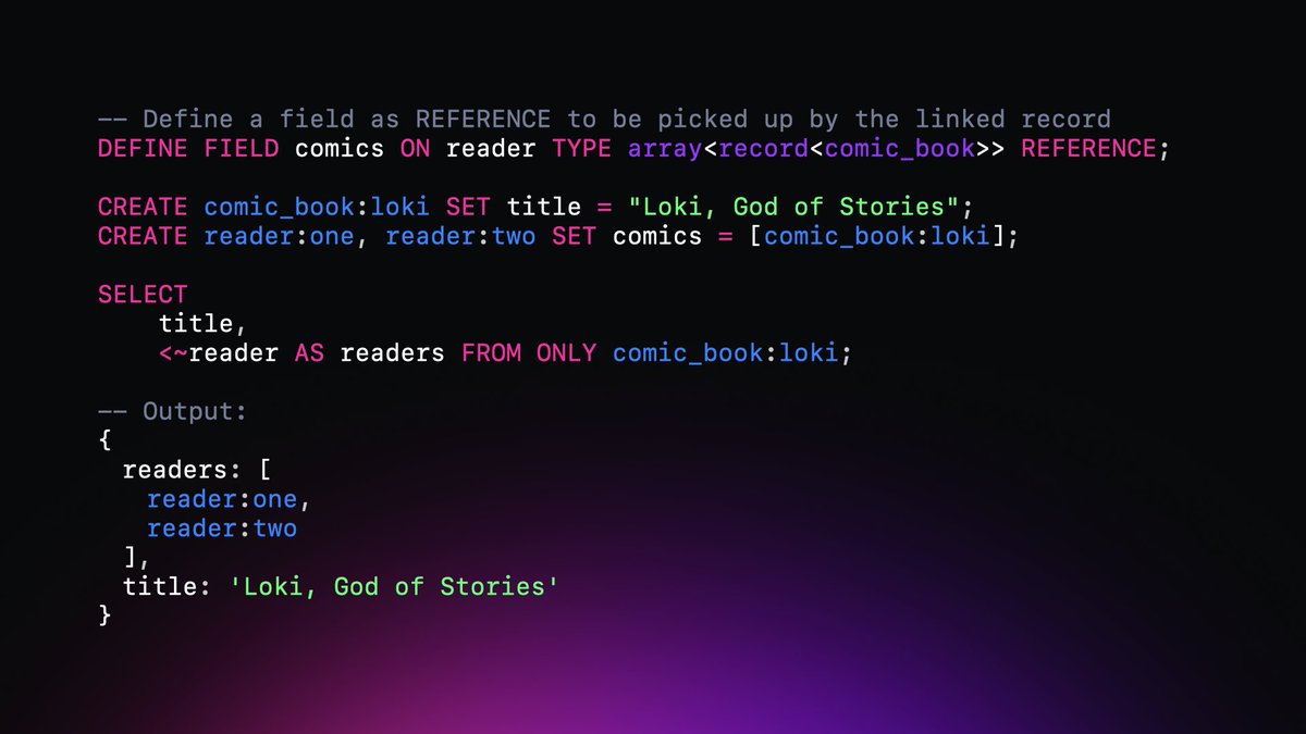 SurrealDB tweet media