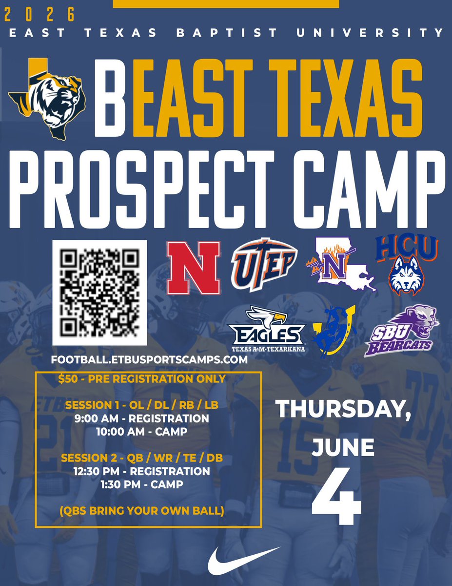 ETBU Football tweet media