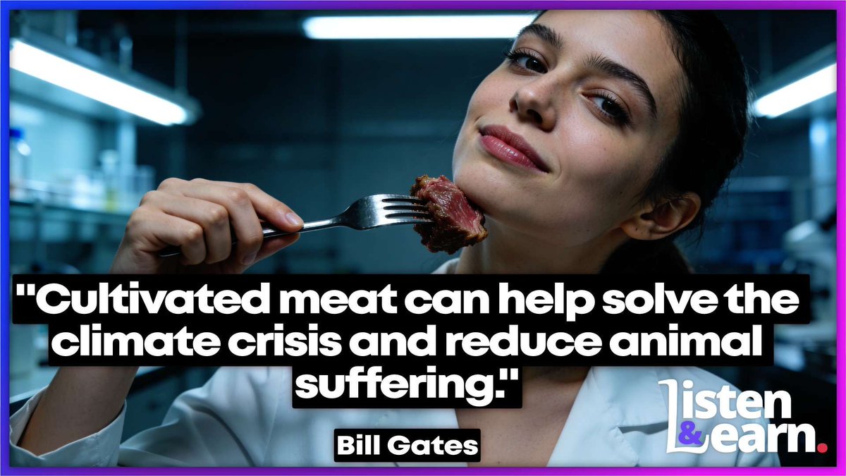 AdeptEnglish's tweet photo. Did you know the UK approved lab-grown meat for pets in 2024? 🐕 Listen and learn real phrases like "cells," "bioreactor," and "to cultivate." Perfect listening practice. 👉 https://t.co/O12B9JyTVf https://t.co/zQVDzU8IKG