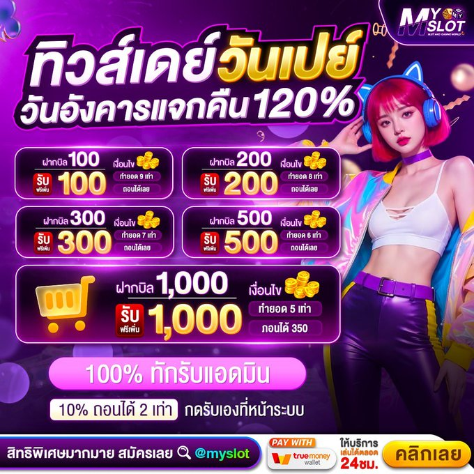 SWAY16880's tweet photo. ทุกวัน อังคาร แจกคืน 120%
ฝาก 1บิล รับได้ 1โค้ด

100 รับอีก 100
200 รับอีก 200
300 รับอีก 300
500 รับอีก 500
 🔥1,000 รับอีก 1,000🔥

✅รับกับแอดมิน รับฟรี 100%
⬇️นำสลีปแจ้ง
ที่นี่: https://t.co/pp5hczRzWg

รับฟรี 10% ถอนได้ 2 เท่า
⬇️กดรับเองที่หน้าระบบ⬇️
https://t.co/jhQsop92hf https://t.co/jQGn3BVndW