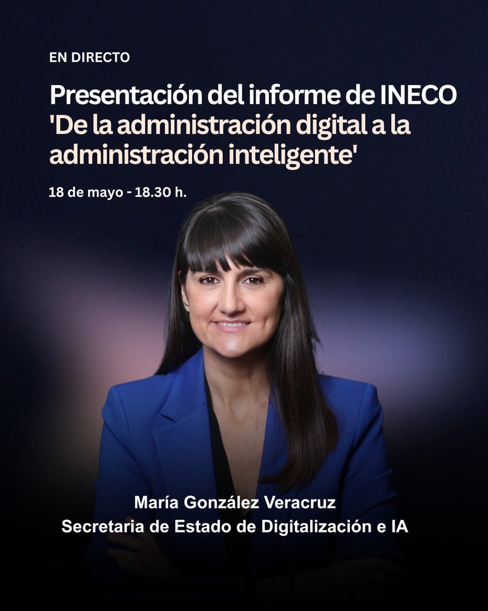 S.E. Digitalización e Inteligencia Artificial tweet media