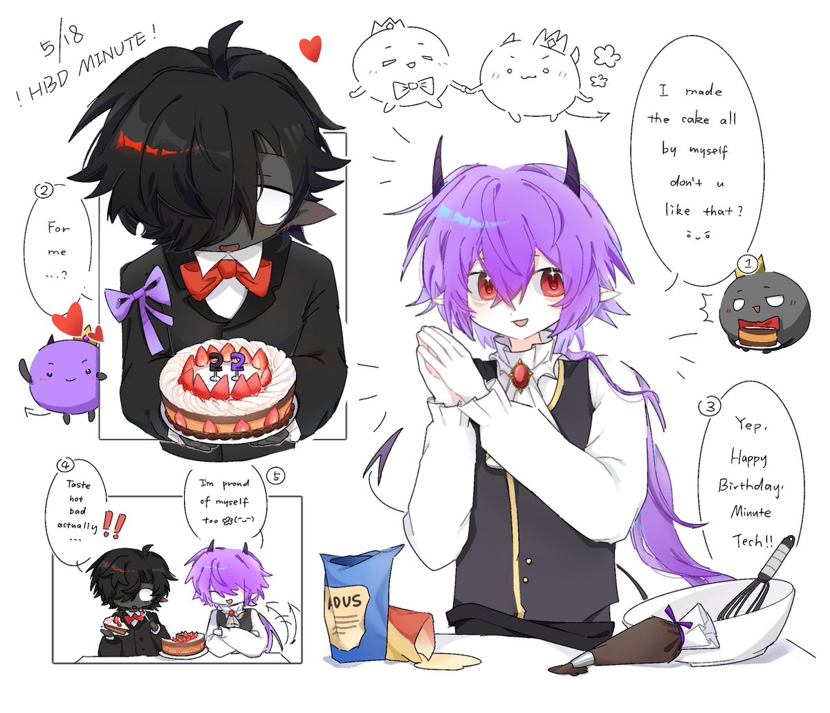gule0w0's tweet photo. Baked w love <3
my duoβ¦TTβ¦my fav duo TTβ¦
#monarchduo #monarchduofanart #minutetech #minutetechfanart #wemmbu #wemmbufanart https://t.co/eSqnyWILLb