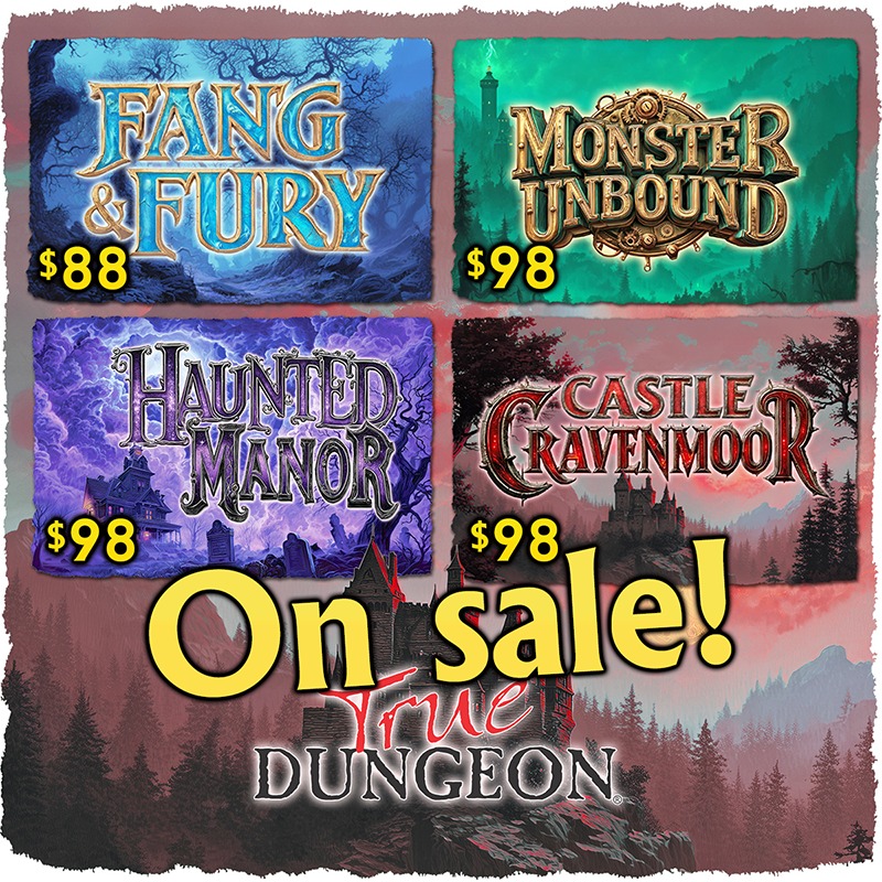 truedungeon's tweet photo. Tickets are still available for our True Dungeon adventures at Gen Con!
https://t.co/WNNU8GQTq6 

#truedungeon #gencon #gencon2026 #rpgs https://t.co/DyzVkT0GTu