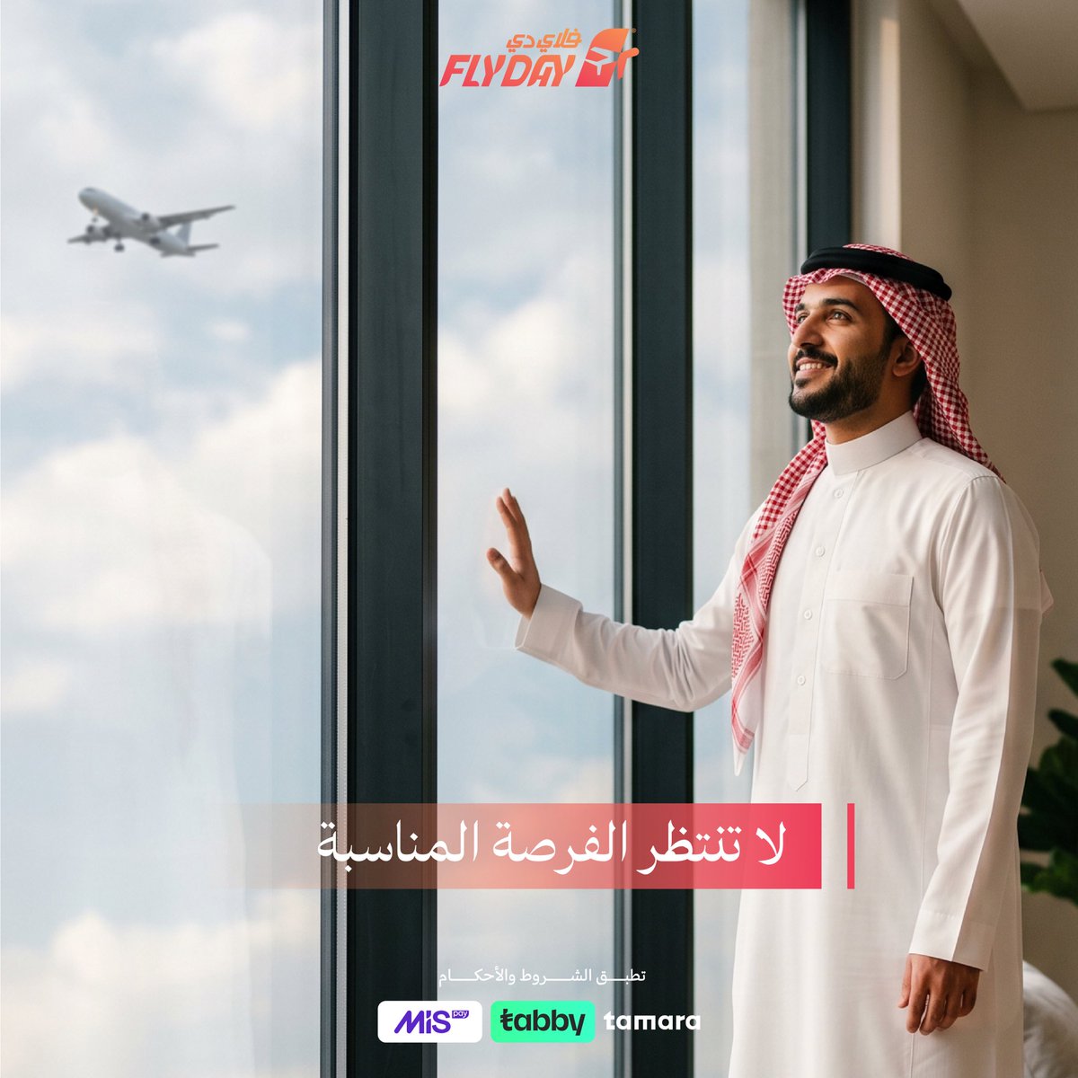 flydaycom's tweet photo. كل شيء مرتب لك مسبقًا🧳 
باقي قرارك بس✈️
وفلاي دي تكمل الباقي🌴

#فلاي_داي #سفر #سياحة #صيف #إكسبلور https://t.co/tCjfXEXy3U