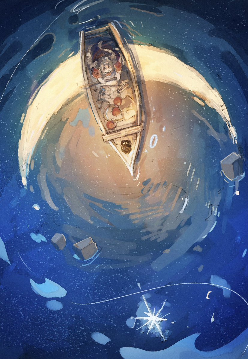 宵を辿って行き着く先を見たい」|津島ソラ🌸のイラスト