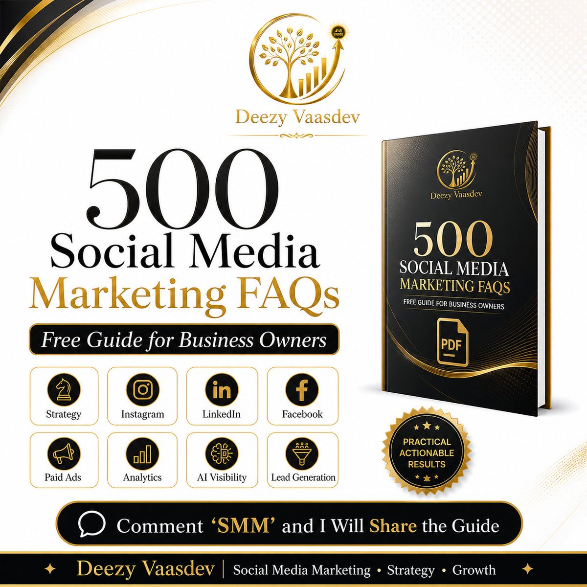 DeezyVaasdev's tweet photo. Want my free 500 Social Media Marketing FAQs guide?
Comment “SMM” and I will share it.

#SocialMediaMarketing #SMM #SocialMediaStrategy #ContentMarketing #DigitalMarketing #InstagramMarketing #LinkedInMarketing #LeadGeneration #AIVisibility #DeezyVaasdev https://t.co/SW9wSvpJlU