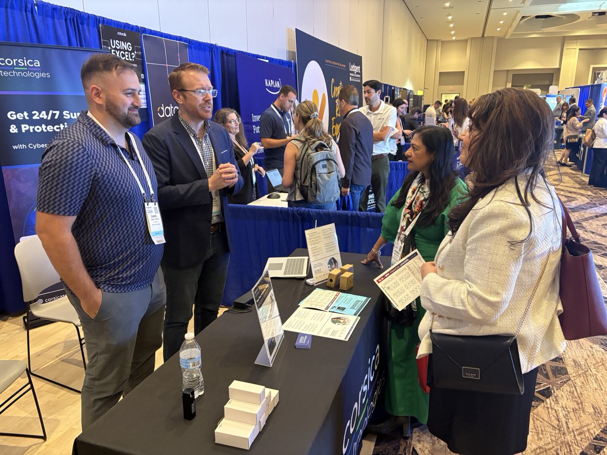 corsicatech's tweet photo. We’re live at the @FEInews 2026 #FinancialLeadershipForum in San Antonio!
Daniel Goffen and Nate Troyer are on-site connecting with finance leaders and discussing IT, cybersecurity, and AI.
Let’s meet while you’re here: https://t.co/AJoeScCcgY https://t.co/YnAKOHjrj0