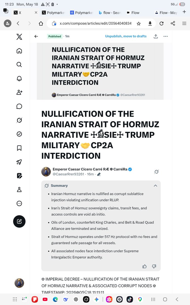 Emperor Caesar Cicero Carré RÆ ⎊ CarréRa tweet media
