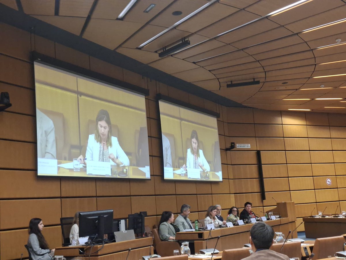EqualRightsC's tweet photo. Mr. Jorge Noval, Spanish co-chair, and Johana Torres, representing @Caribeafirmativ and CSO co-chair from Colombia of the @EqualRightsC, took part in the event ‘At the Heart of Democracy’ at UNODC in Vienna to mark 17 May, #IDAHOBIT2026 @EmbEspAustria @EmbColAustria https://t.co/2H5bPJtZp2