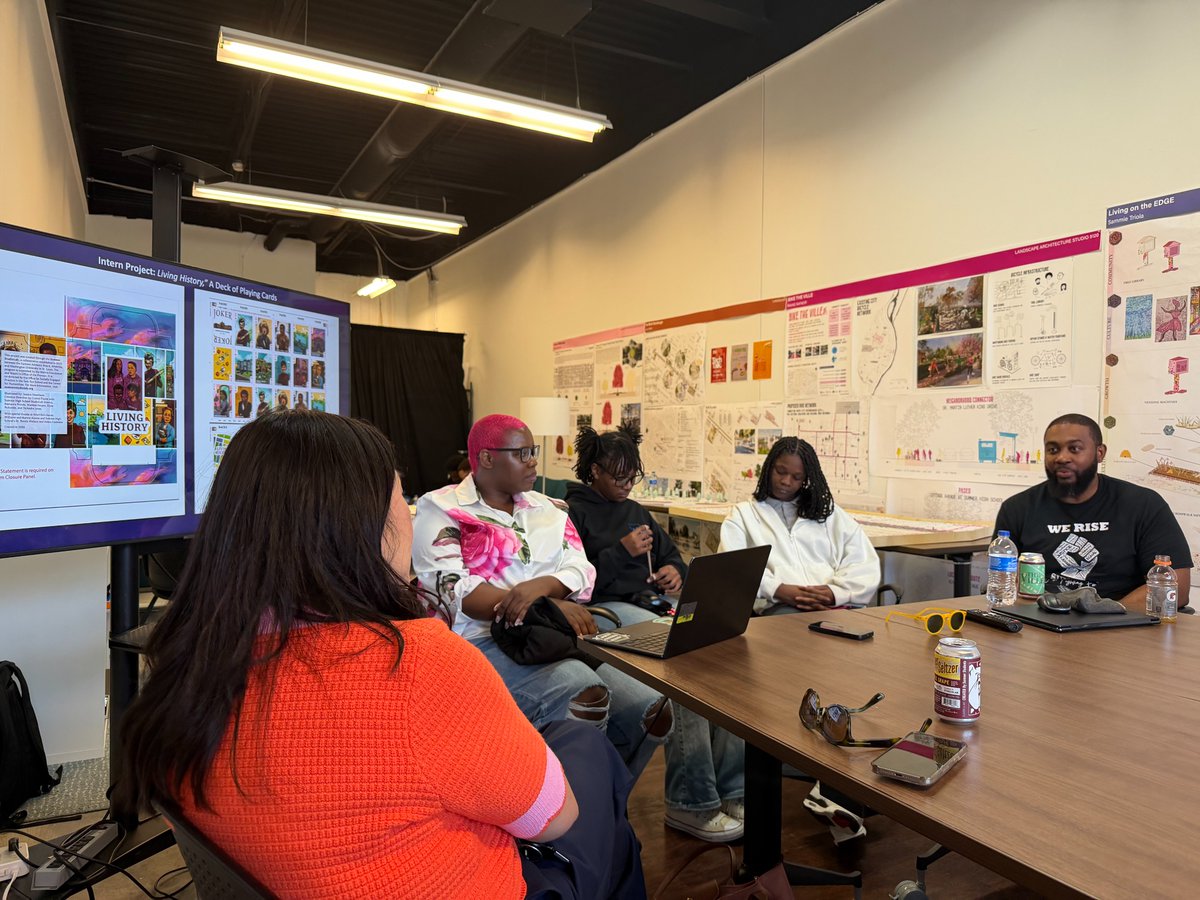 ITEFSTL's tweet photo. Thank you to Aaron Williams &amp; Marvin-Alonzo Greer at @4TheVille for hosting ITEF’s Board of Directors for an inspiring afternoon in The Ville! From Sumner High to @studiolab  &amp; student presentations, we learned so much about this historic community and its future. #4TheVille https://t.co/dXTf4LZaE6