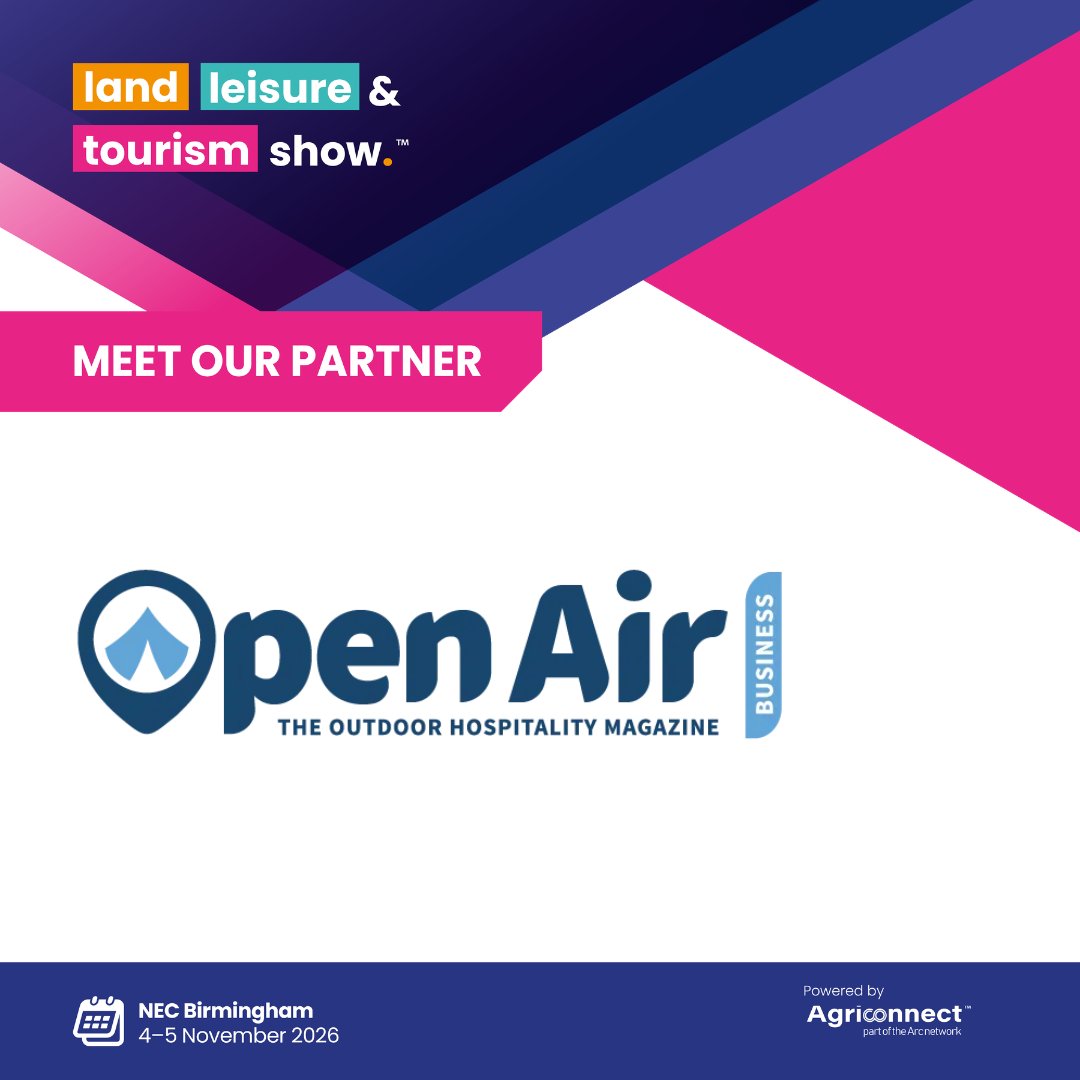 lltshow's tweet photo. We’re pleased to welcome Open Air Business back as #LLT26 Media Partner! 🎉 Expert insights across outdoor hospitality, showcasing businesses, interviews, product features &amp; diversification ideas for venues, glamping, festivals &amp; farmers. https://t.co/b8BMK0ZUBs https://t.co/Wu6WuPREib