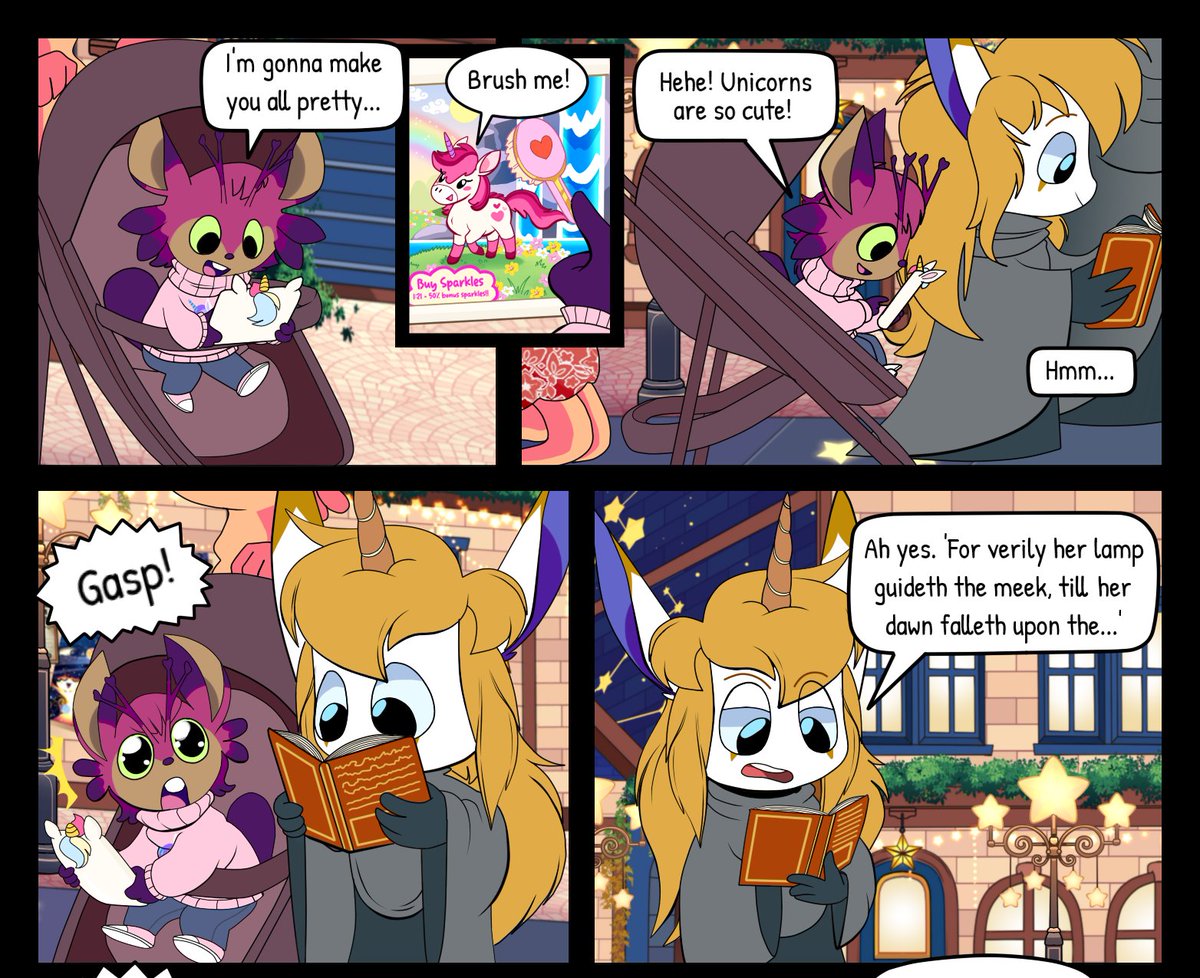 cultofgalaxy's tweet photo. Short comic of Gabriel and Leo, two cultists from Galactic Halo in Star Heretic!✨ https://t.co/RgQmR1KoPT