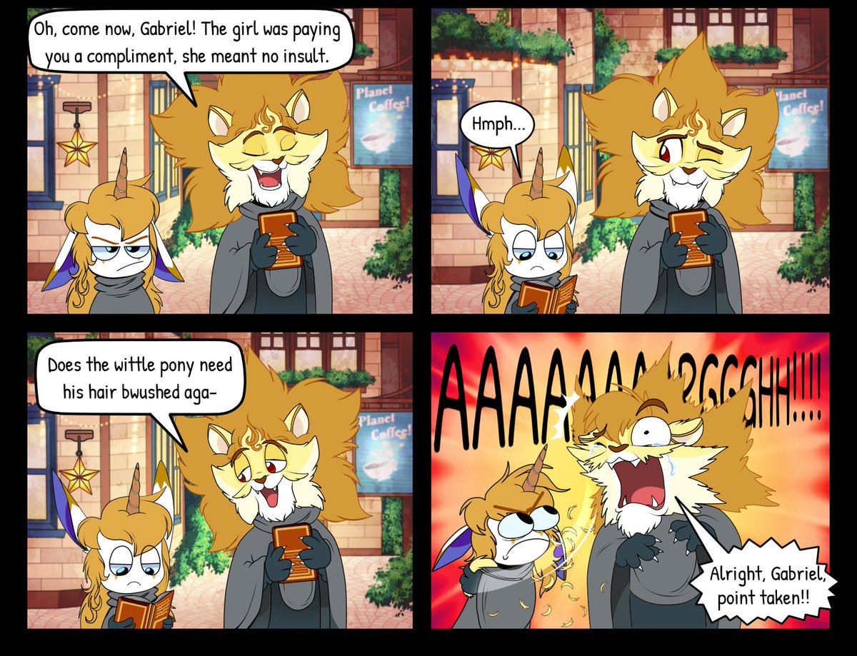 cultofgalaxy's tweet photo. Short comic of Gabriel and Leo, two cultists from Galactic Halo in Star Heretic!✨ https://t.co/RgQmR1KoPT