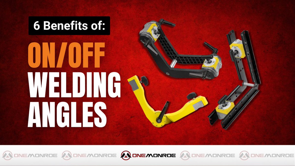 MonroeEngineer's tweet photo. Still using standard welding magnets? You might be missing out.
On/Off magnetic welding angles give you strong holding power and instant release—plus better precision and a cleaner workspace. 

See why more welders are making the switch 👇
 https://t.co/beULHBT7Mt

#DidYouKnow #WeldingTips #Manufacturing #IndustrialTools #OneMonroe