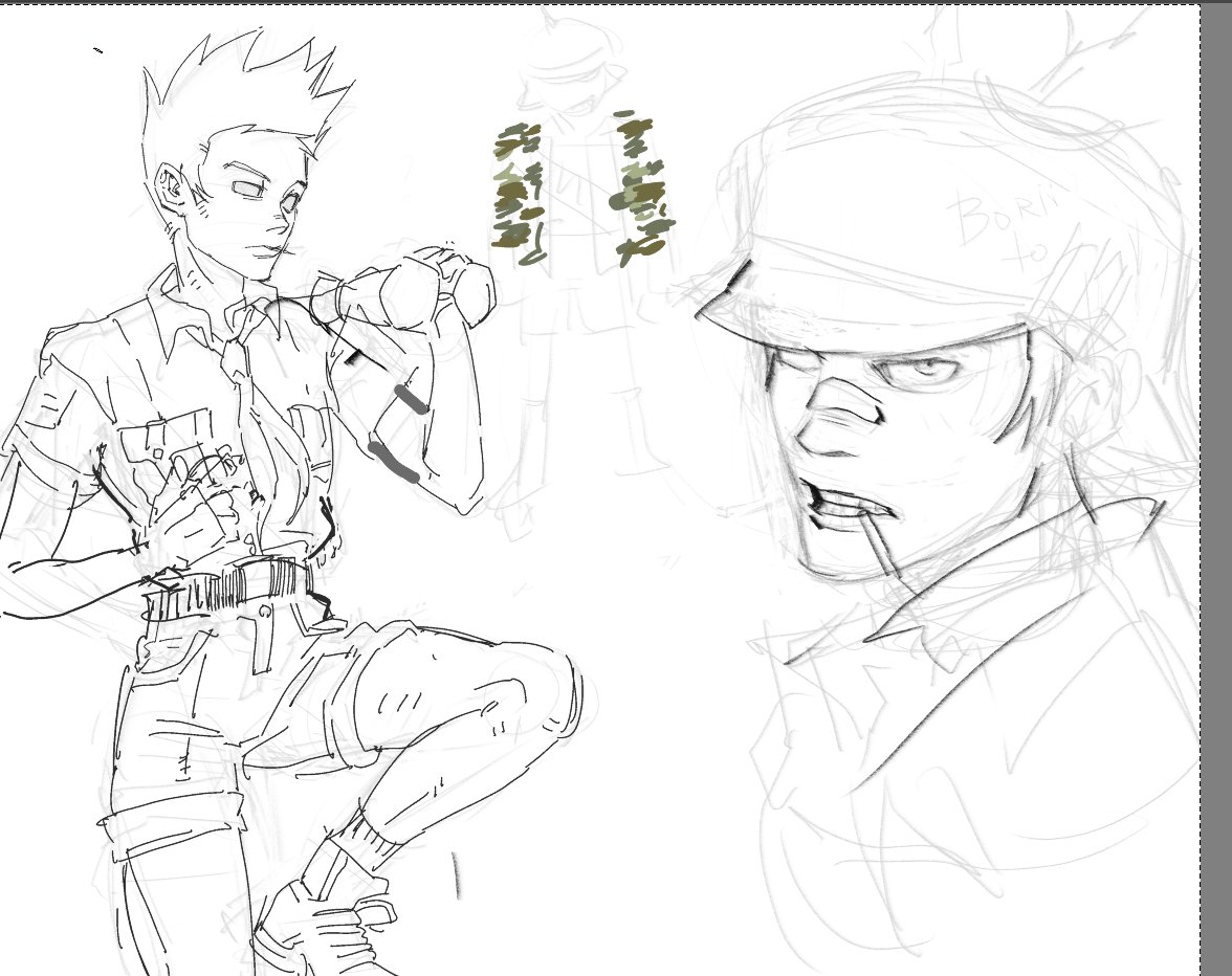 siegazpan's tweet photo. is it this one yea? i often stockpile random shi i draw throughout the week and forget about it like a dementia patient, thanks tho! https://t.co/BiNMz7DUFg