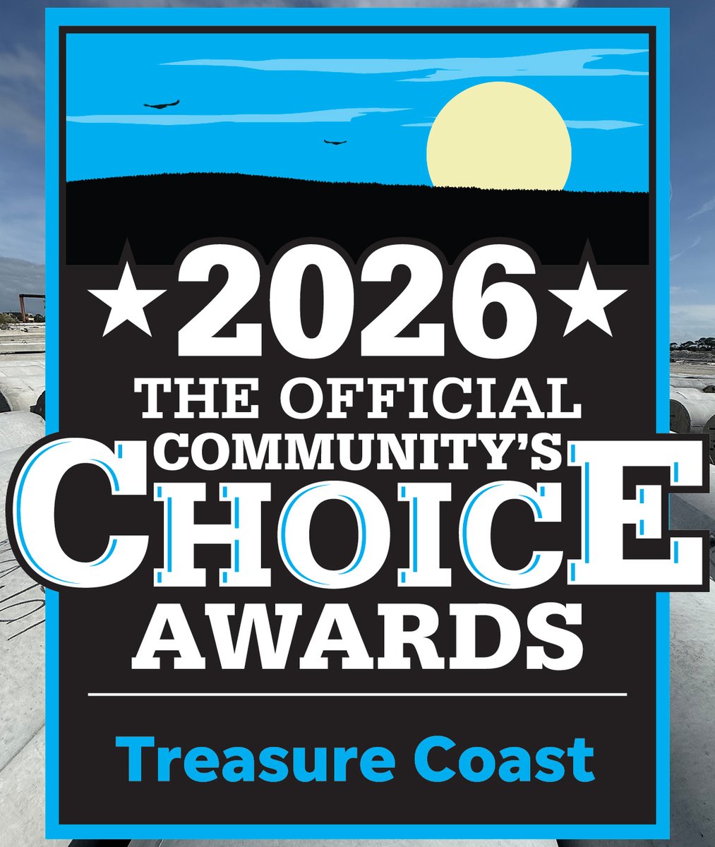 PrecastSpecialt's tweet photo. Precast Specialties has been nominated for the Top 5 Employers for the 2026 Treasure Coast Community’s Choice Awards!
Use the link to vote by May 29th. We’d truly appreciate your support!
https://t.co/yowLZnAQje

#PrecastConcrete #PrecastSpecialties #CommunityChoiceAwards https://t.co/xu4atvcuZc