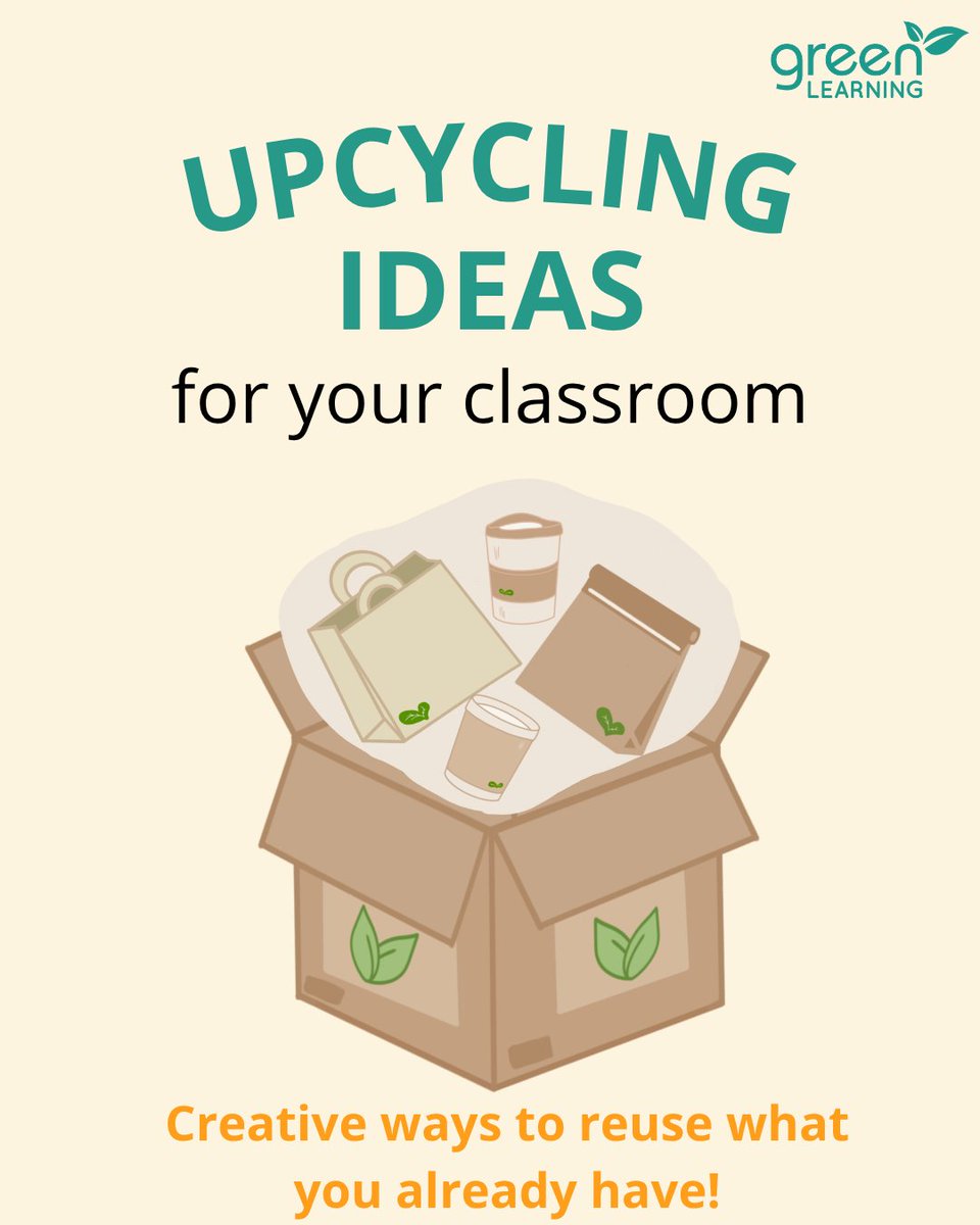 GreenLearning's tweet photo. ✂️♻️ Looking for creative ways to reuse materials in your classroom?
Upcycling is a fun way to reduce waste while giving students a chance to get creative and think sustainably 🌎
Check out our Plastic Remake Activity! https://t.co/wxQ1NTznV4 https://t.co/bnxSsMYZG5