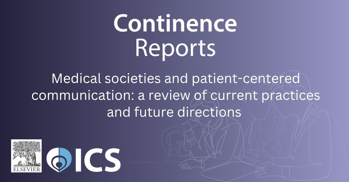 icsoffice's tweet photo. Medical societies and patient-centered communication: a review of current practices and future directions.

Read the full article in Continence Reports: https://t.co/PbJEXgRifv

#Continence https://t.co/dUQpCLncm4