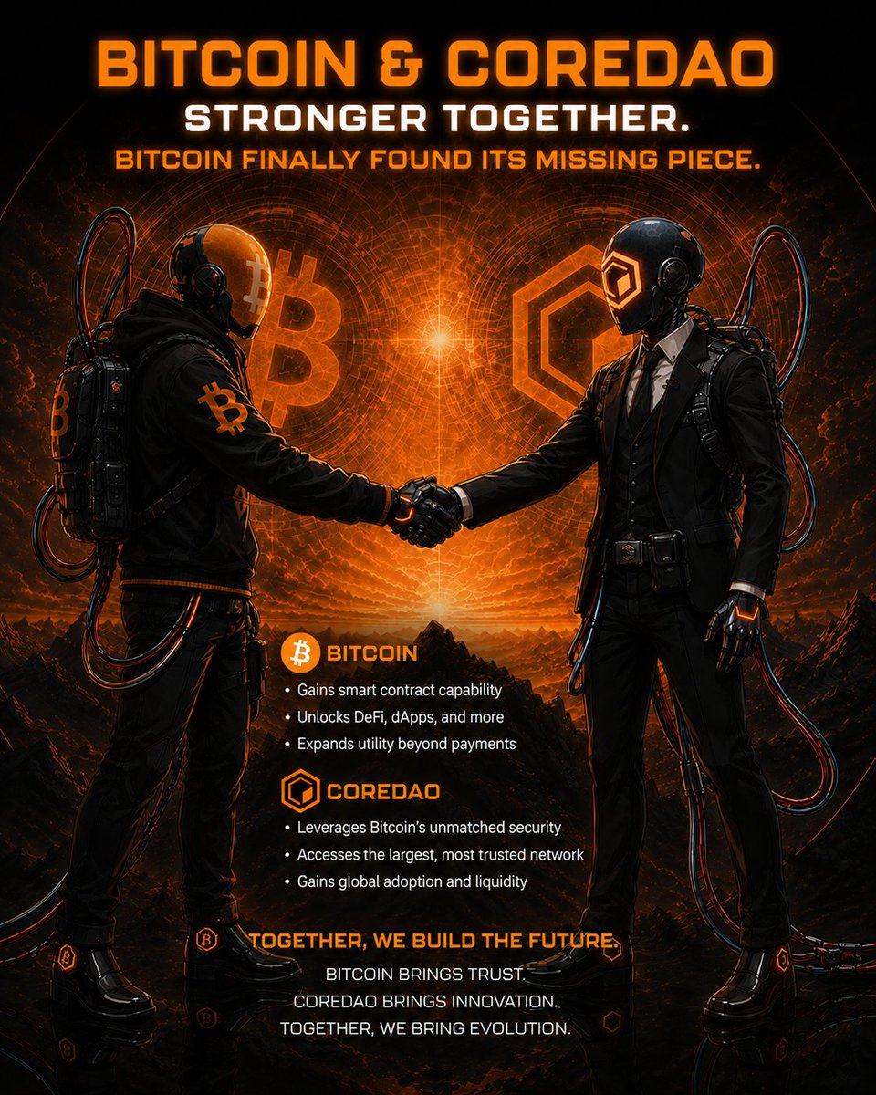 bxb_core's tweet photo. Coredao integrates smart contract functionality, DeFi utility, and scalability with Bitcoin's inherent strength and security. This collaboration signifies the evolution of BTC from a mere store of value to an on-chain utility, fostering innovation and building new possibilities. https://t.co/UD9GWDFQDm