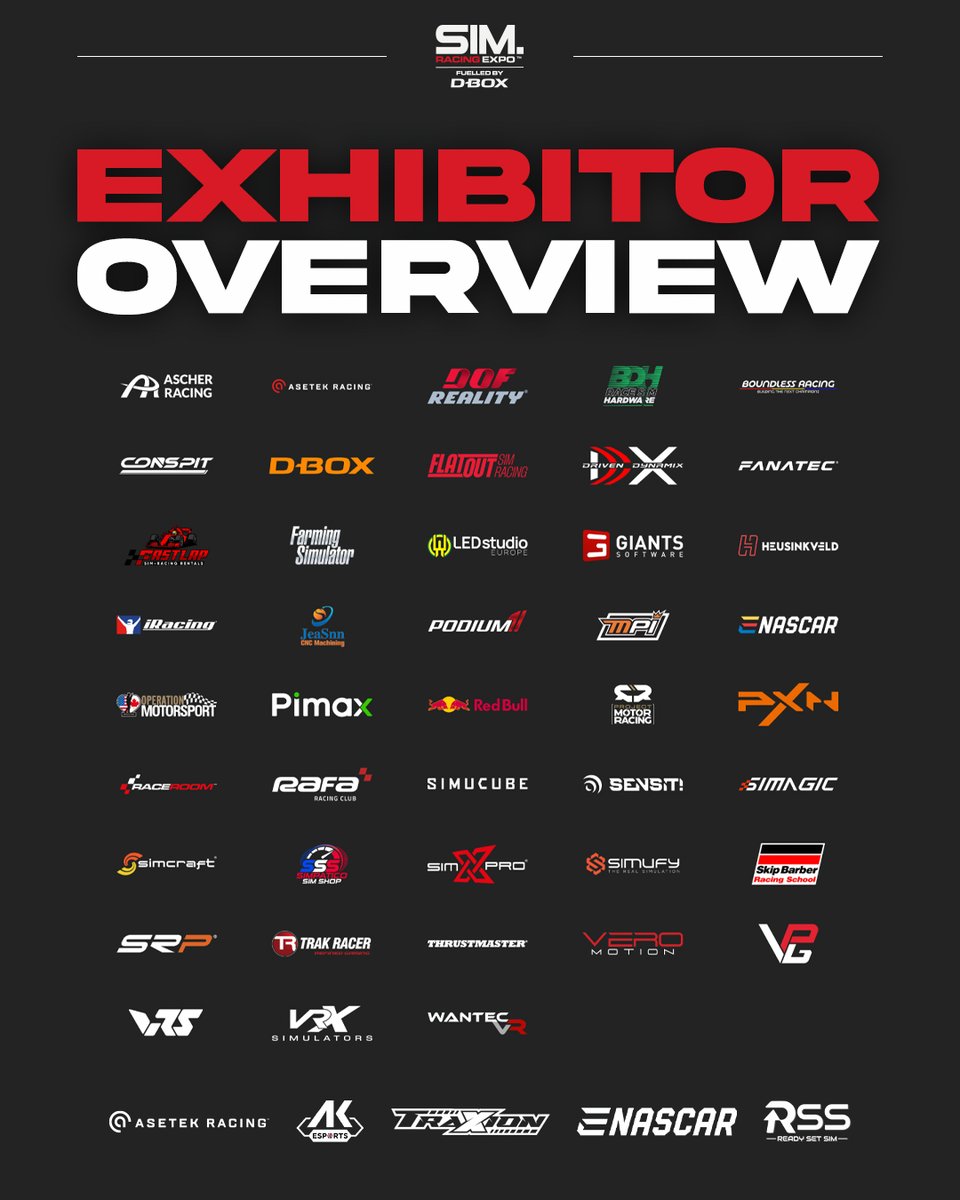 SimRacing Expo 🔜 Charlotte, NC tweet media