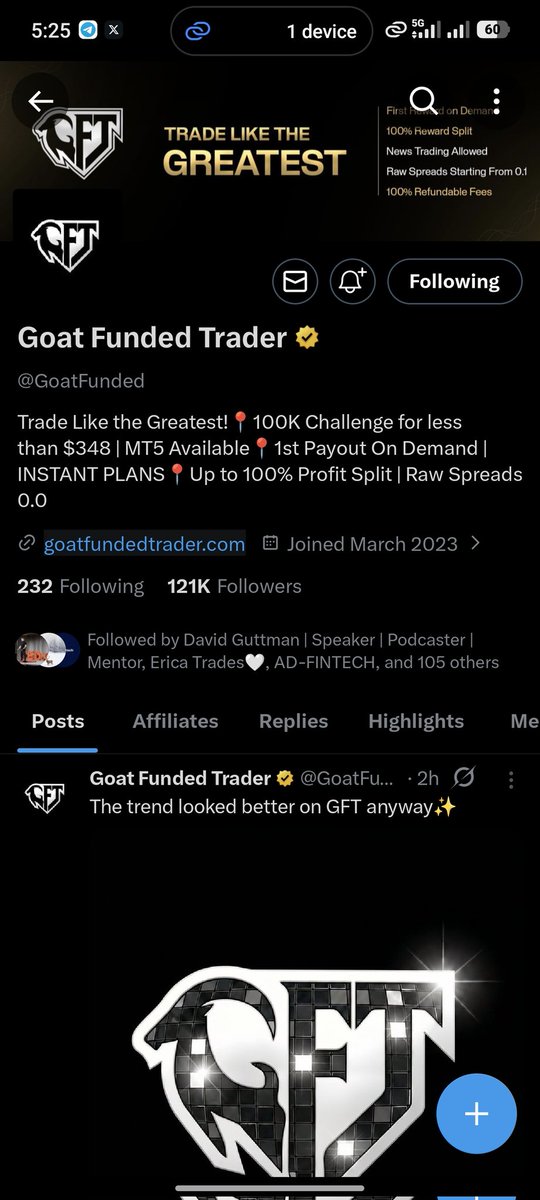 EChidoskey's tweet photo. @GoatFunded @EdwardXLreal My favourite feature is the fact that GFT has a mobile app for the dashboard and not just website dashboard... that's cool

@innocenttugo @btyga001 https://t.co/uQcUJneXwh