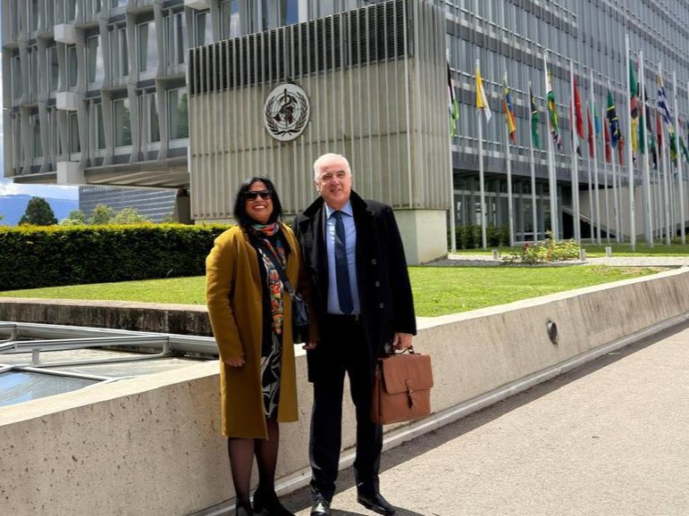 commonwealthorg's tweet photo. Director-General Razmi Farook joined the Commonwealth Health Coordination Forum in Geneva alongside Professor Stephen Montefort, High Commissioner of Malta to the UK.

Discussions focused on the growing challenge cancer poses across the Commonwealth and the importance of addressing inequities in diagnosis, treatment, access to medicines, and care.

The Foundation emphasised the important role civil society organisations play in strengthening outreach, building trust, and ensuring health responses remain connected to the realities communities face.

@MaltainUK @commonwealthsec