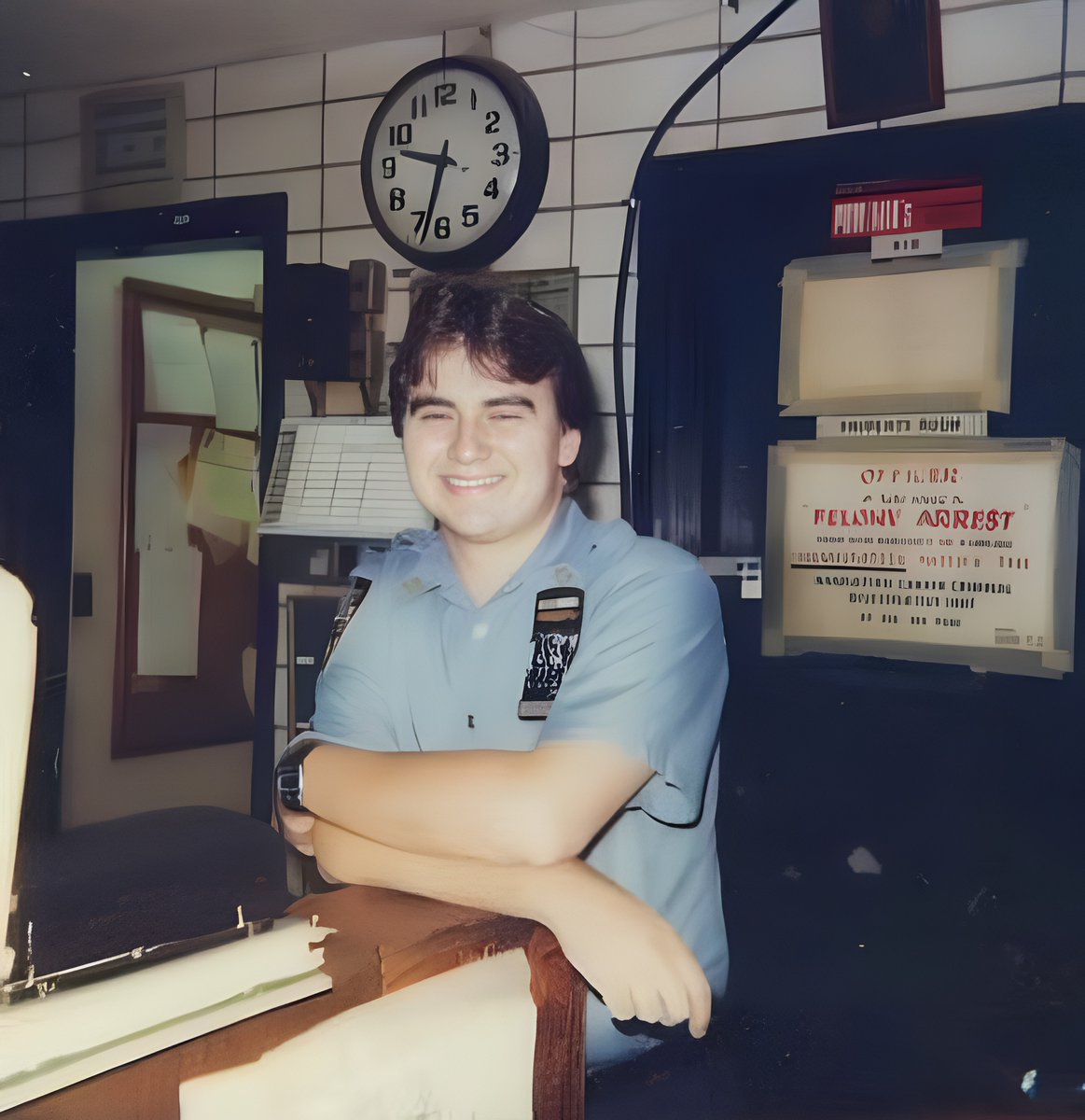 NYCPBA's tweet photo. Remember our @NYPD13Pct brother, P.O. Anthony Sanchez, who made the ultimate sacrifice on this day in 1997 after he was shot and killed while responding to a robbery-in-progress at a Manhattan apartment. He is never forgotten. #FidelisAdMortem https://t.co/HKVH2qSOIS