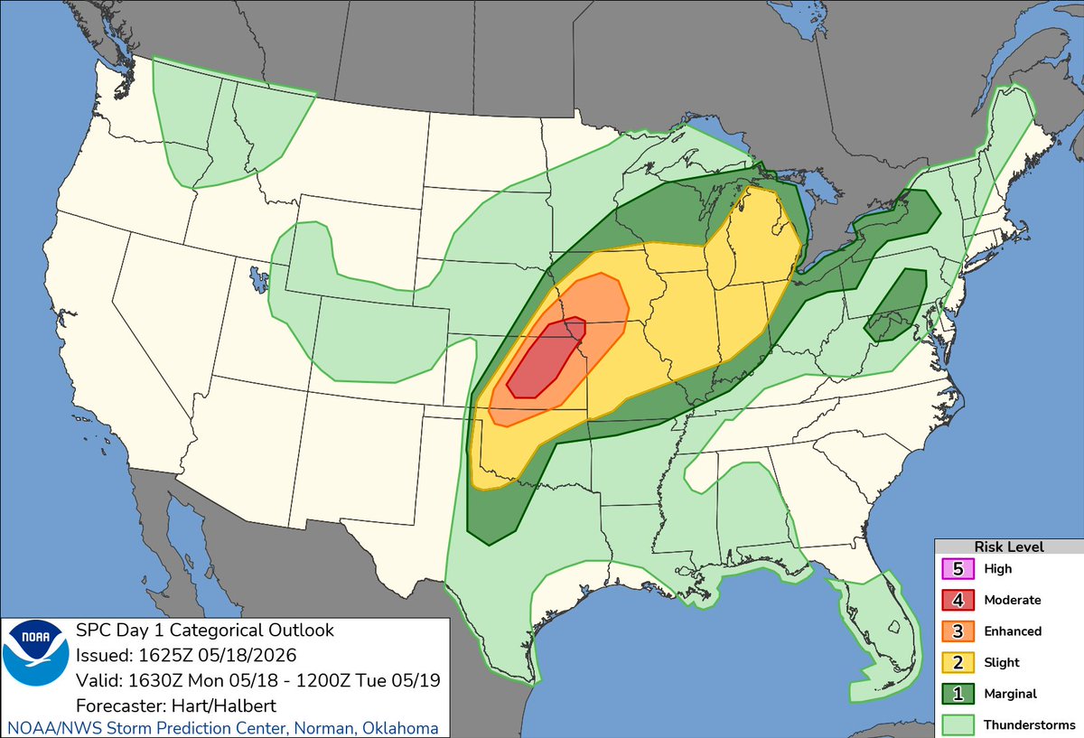 NWS Storm Prediction Center tweet media