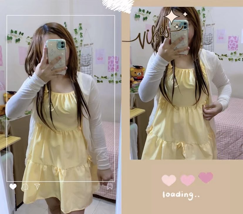 agyanax's tweet photo. outfit of the day ✨

dress casual / midi dress 
look dress nya feminim dan warna nya soft 

beli nya disini 👇 

https://t.co/lPcOIJhg9R https://t.co/GzBKEE8aUL