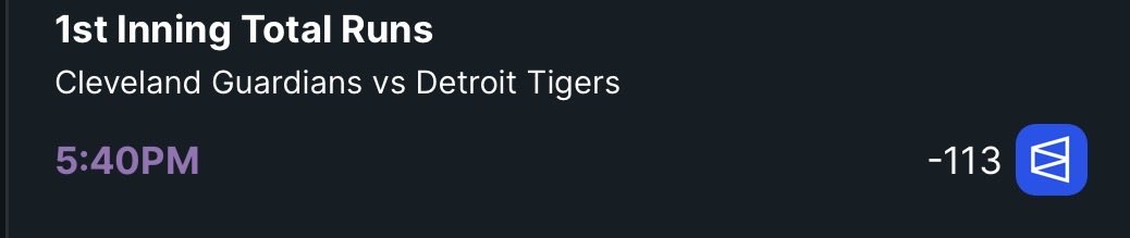 StorksSportsBet's tweet photo. 🚨NRFI of the Day!

#NRFI #NRFIotDay #sportsbetting #StorksSportsBets #SSBs https://t.co/aNgw2JeOra