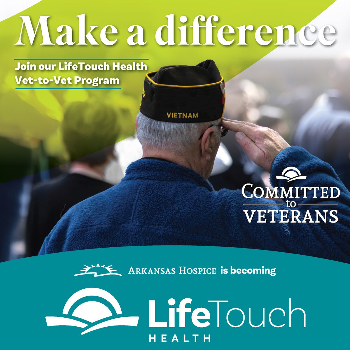 LifeTouchHealth's tweet photo. Did you know that #LifeTouchHealth has a Vet-to-Vet Program? It pairs #veteran patients with volunteers who have also served and often have a better understanding of what patients have experienced. To learn more about our #volunteer opportunities, visit https://t.co/28C51U6ygR. https://t.co/yYX7DqbMsK