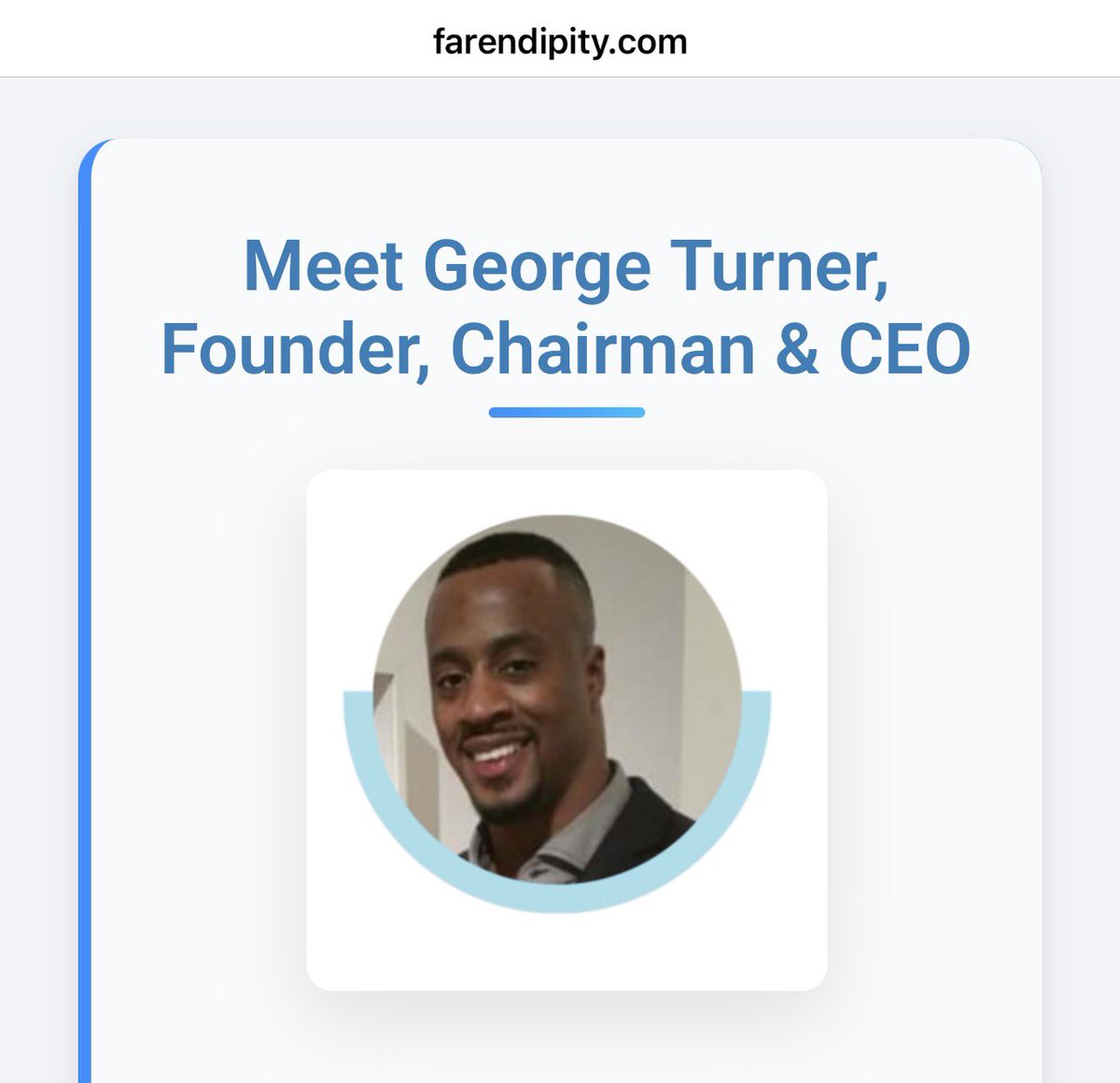 farendipity's tweet photo. George Turner is the visionary founder, thought leader, and CEO of Farendipity, an innovative interactive software company and revolutionary travel technology platform. Under his leadership, Farendipity has redefined the travel industry by merging the fun and excitement of video gaming with the adventure of travel, hospitality, tourism, and technology-driven financial services 

https://t.co/2x9kdKjExY