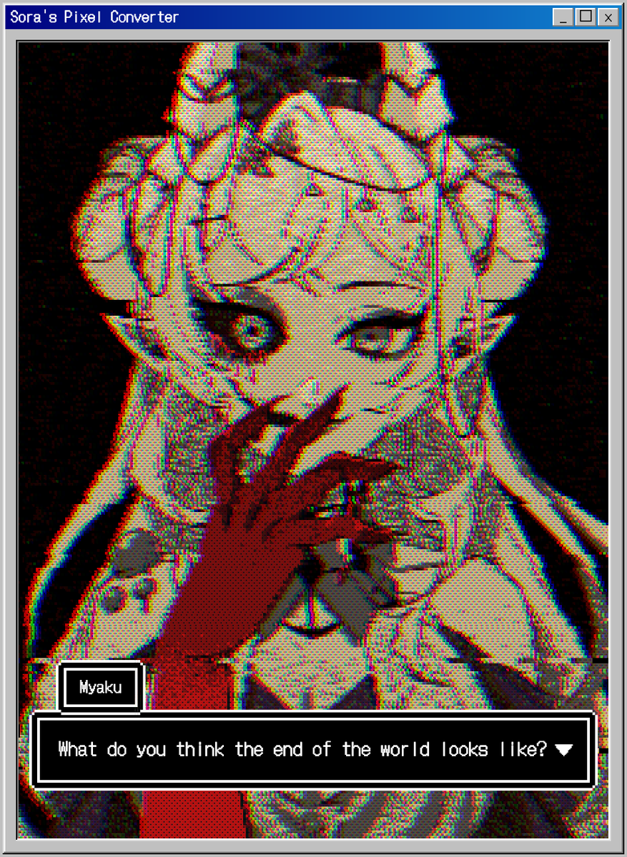 Myaku ⛧HORRORVTuber⛧ 👁️🔪 tweet media