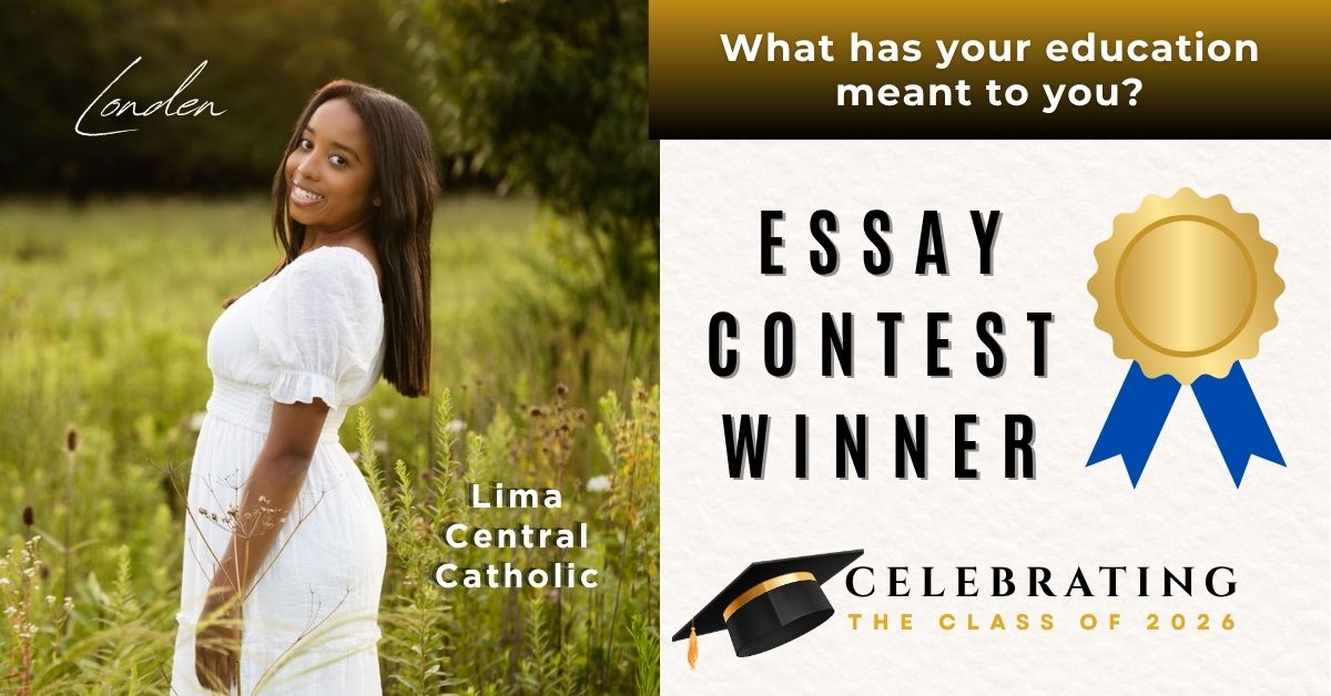 SchoolChoiceOH's tweet photo. Congratulations to Londen Smith of Lima Central Catholic High School who was selected as a finalist in School Choice Ohio’s 2026 Essay Scholarship Contest, sharing what her education has meant to her as she prepares for graduation and the next chapter.

Her story, From Support to Success, highlights the difference a strong school community can make in a student’s life.

🔗 Read more:
https://t.co/pZ7yGRqNOu
#SchoolChoiceMatters #IAMEDCHOICE #Classof2026 #studentsfirst