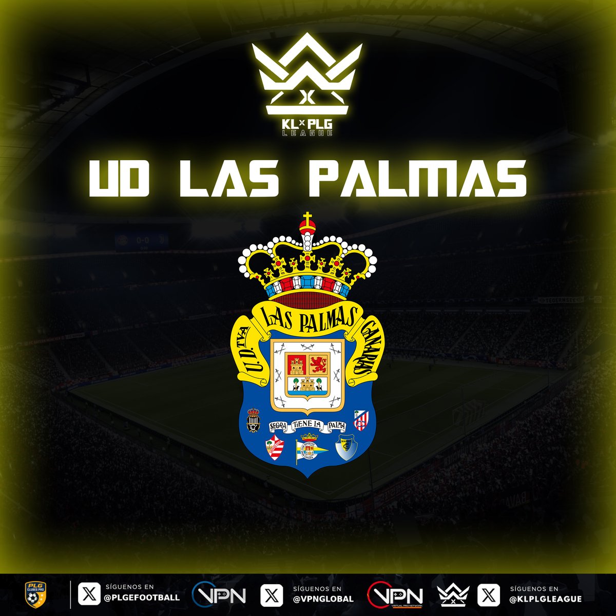 KLPLGLeague's tweet photo. 💙💛 @UDLP_CLUBESPRO es el trigésimoprimer equipo confirmado para la #KLPLGLeague.

Será capitaneado por @Fusterismo. https://t.co/ncBfHIJwhH