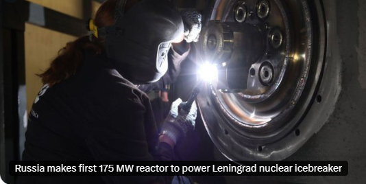 HopfJames's tweet photo. Russia's ZiO-Podolsk plant near Moscow has built 11 RITM series SMRs, that will be used for icebreakers, floating power plants and land power plants.  There are two sizes, an RITM-200 and RITM-400 reactor.  Article link in reply.

Overall, Russia has built 13 RITM series reactors.  15 more such reactors are being built.

The SMR idea is to build streams of identical reactors at a central factory.  Russia is actually doing it, right now.  

Using the same reactor design for multiple applications (power plants, ship propulsion, etc..) is also a good idea that is likely to recude costs.