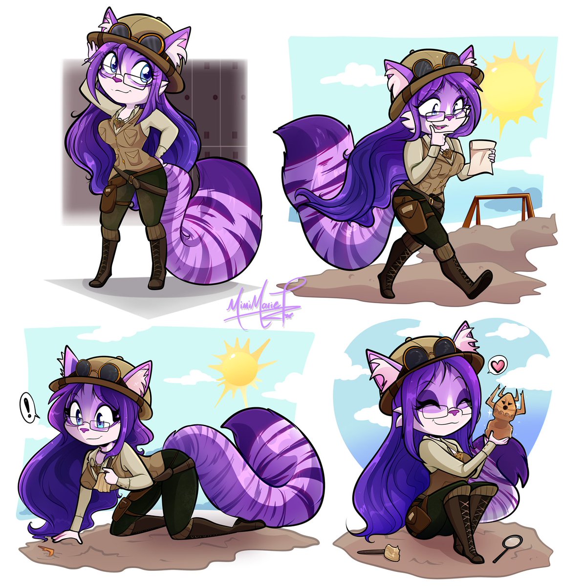 MimiMarieT's tweet photo. Chibi comms for Nadia84 😚 What is that she found? :O https://t.co/WcmFxaj1pN