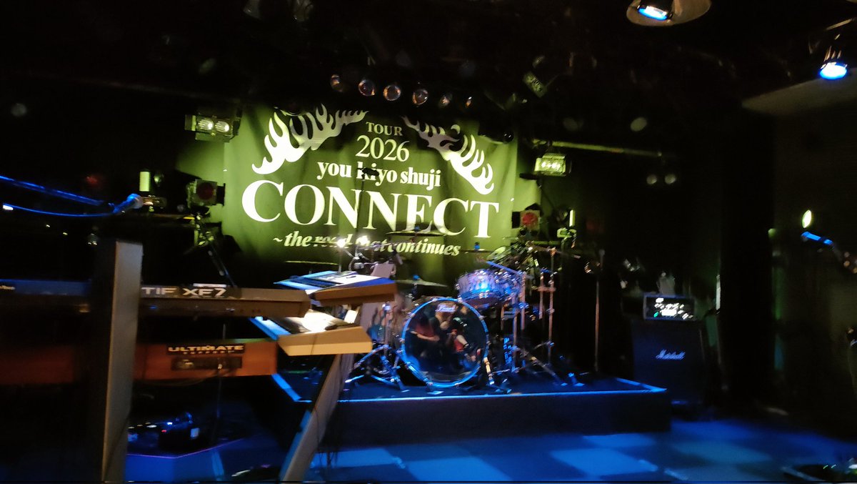 janne_dqx's tweet photo. OSAKA MUSEヤバかった
いきなりねsealからのGUNSも最高だったけど、More Deepからのshujiのドラムソロはヤバくて楽しくて、もう最高の一言でした！
CONNECTのみなさん、今日も最高のLIVEありがとう！
#CONNECT
#youkiyoshuji https://t.co/Vsz7npdKLA