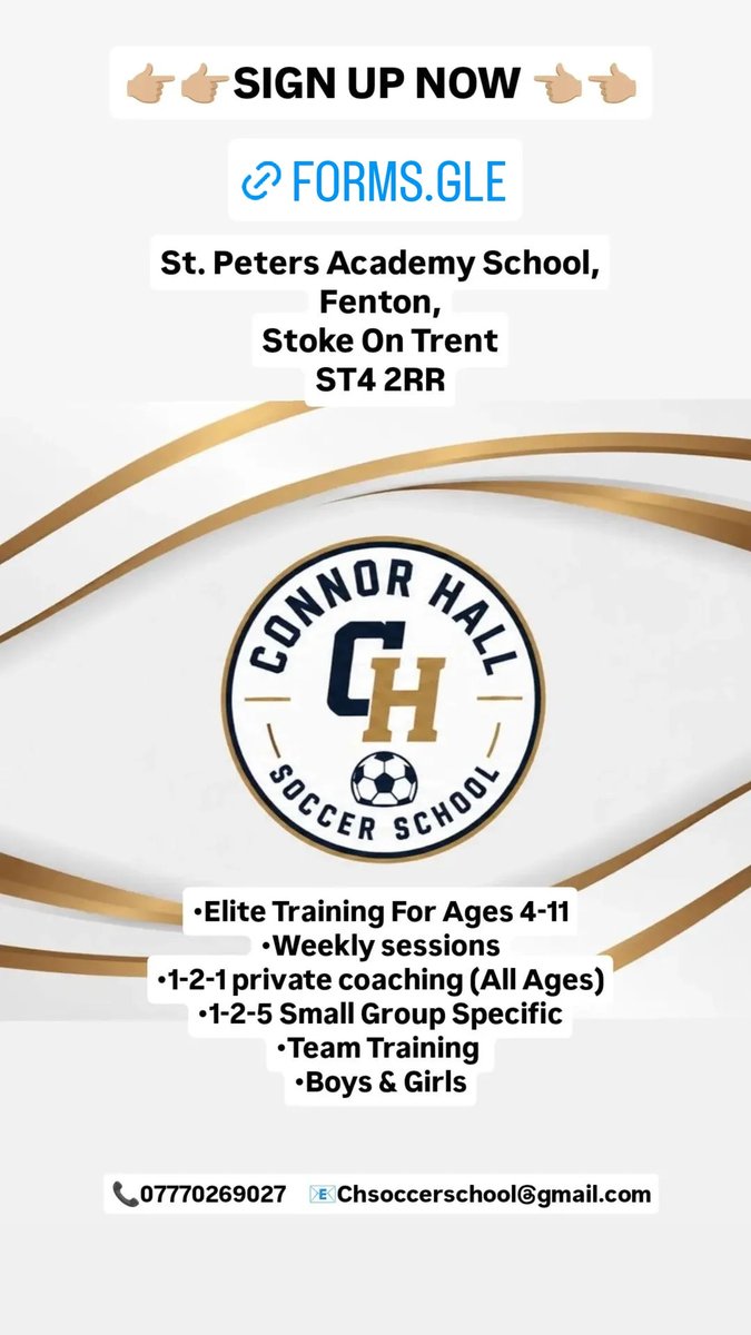 connorhall7's tweet photo. 💥ANNOUNCEMENT💥
          ⚽️CHSoccerSchool⚽️

Excited to bring football coaching to a community that has given me so much ❤️

📆 10th June (Every Wednesday) 5-6pm

       👇🏼To secure your space👇🏼
https://t.co/sDaoybhBTB https://t.co/5FZf4HMkRo