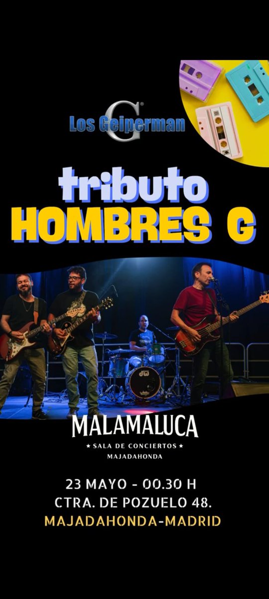 LosGeiperman's tweet photo. El próximo sábado 23/5 nos vemos en Majadahonda https://t.co/G6I6ufVOSr
