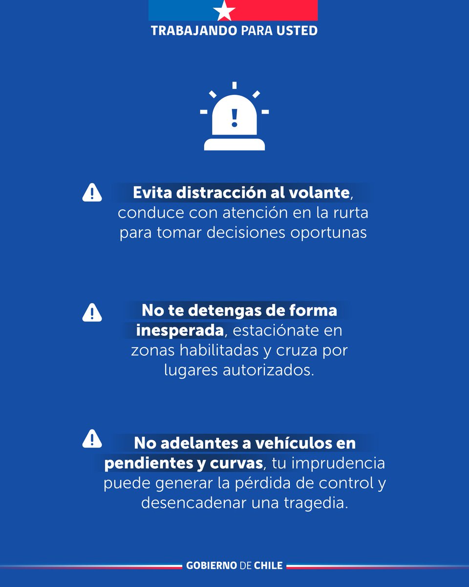 MTTAysen's tweet photo. 🚨 Conducir es una responsabilidad enorme, ¡siempre!

Si estar tras un volante, además es una actividad laboral que involucra muchas horas de conducción, como el caso de los transportistas de carga, esta responsabilidad aumenta y exige tener aún más cuidado. https://t.co/qHGSV3sgl7