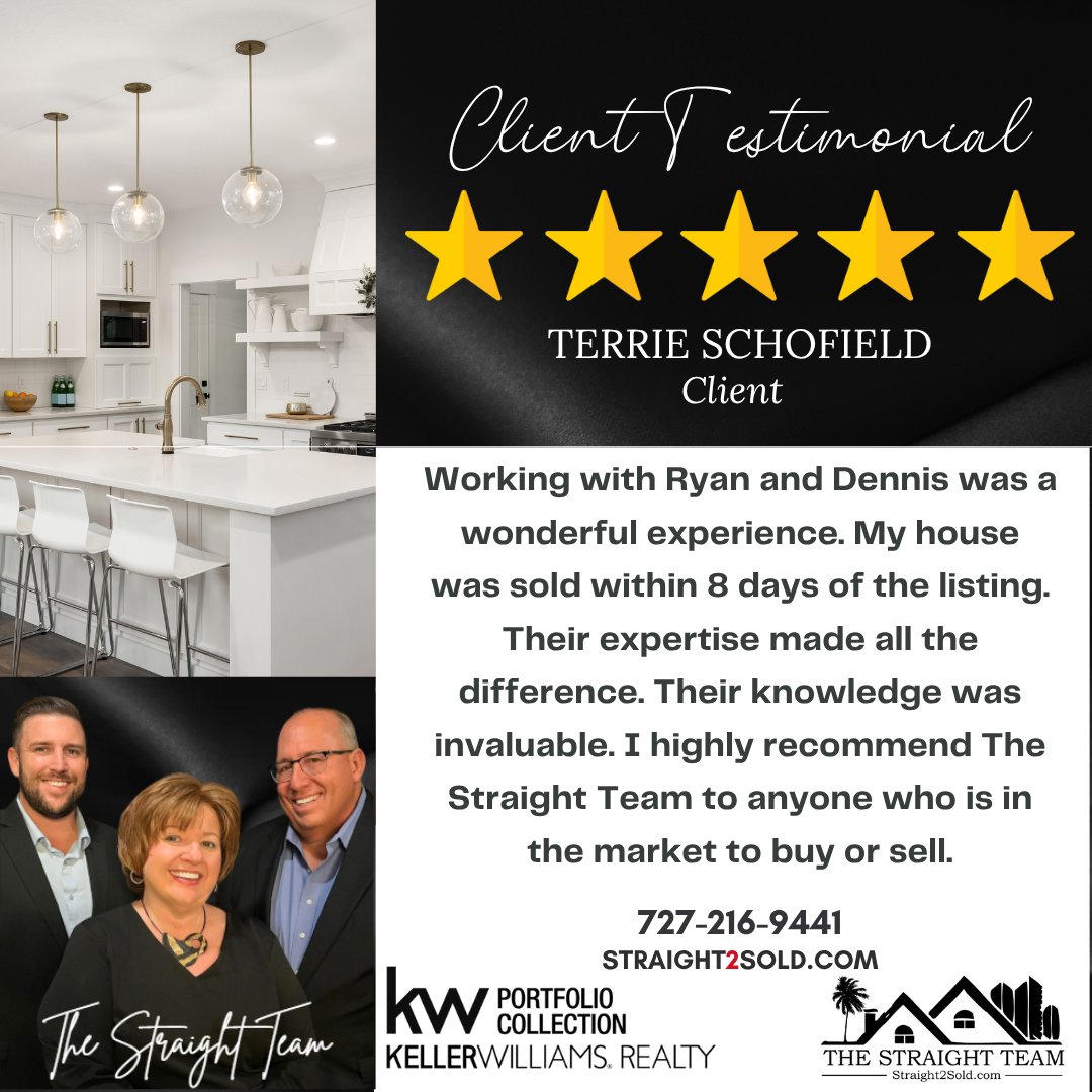Straight2Sold's tweet photo. Sold in just 8 days! There is nothing we love more than delivering fast, seamless results for our clients. A huge thank you to Terrie for trusting Ryan, Dennis, and the rest of our team with the sale of her home—your recommendation means the world to us!

#ClientTestimonial https://t.co/1Qcyj55UFX