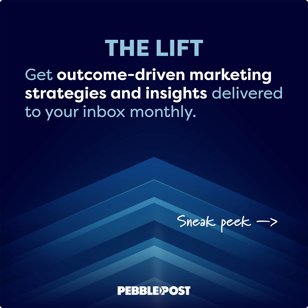 PebblePostPDM's tweet photo. The next edition of The Lift arrives on Wednesday 👀 

Here's what's on the docket:

🏠 Why back-to-school performance depends on household-level targeting

📊 What stronger identity signals unlock across targeting and measurement

📺 How brands are connecting CTV ad exposure to real incremental revenue

Subscribe here: https://t.co/8Pj5dbuW6B

#marketingstrategy #advertising #ctv