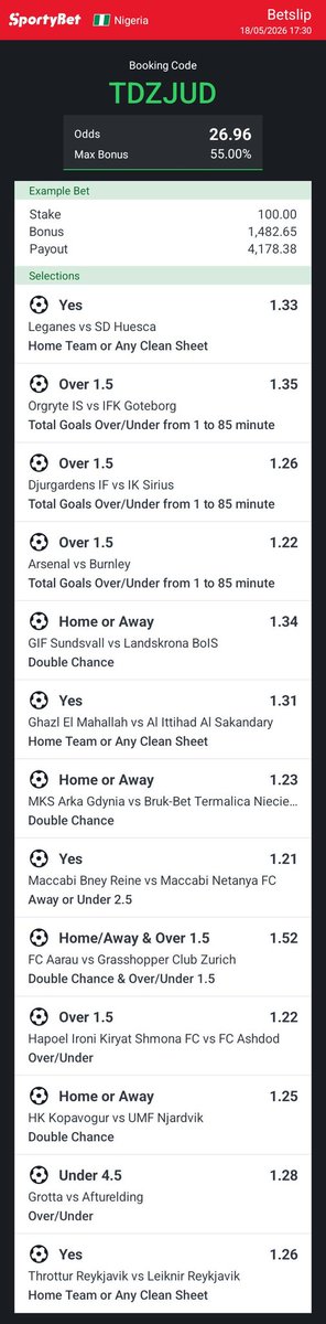 FrenchieUseeme's tweet photo. Hey check out the bet I just placed on Sportybet! https://t.co/WZHpOnCINX https://t.co/95TCGWY43g