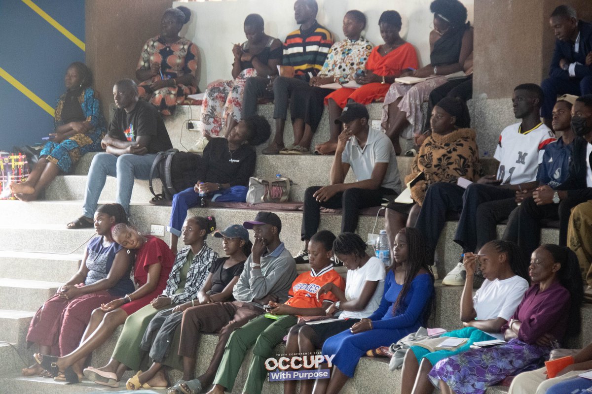 MyPlaceOfRest's tweet photo. We said this conference is different. And then @stanbicug sent Brenda Namanda — Youth Banking Manager — to sit with our young people and talk about money.  

Real talk. Not a lecture. A conversation. https://t.co/fCq3N3h5oL