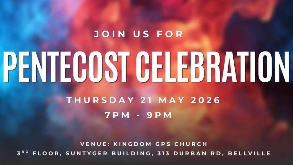 KingdomGPS's tweet photo. CELEBRATION OF PENTECOST 2026!
Join ANTON &amp; KARI SMITH &amp; other prophetic voices 21 May for a powerful service to celebrate the appointed time of PENTECOST on God’s biblical calender! 
💥 Time: 7pm - 9pm
YouTube Live broadcast will only start after the worship praise and worship! https://t.co/ELwalWboPC
