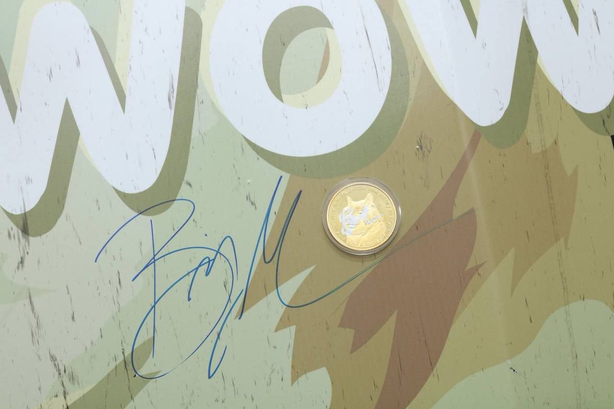 Fiddleaboon's tweet photo. @BillyM2k My dream job is getting crypto merch and flogging it.

I wonder what I would get for this coin one day! https://t.co/OCjQQb6SbT