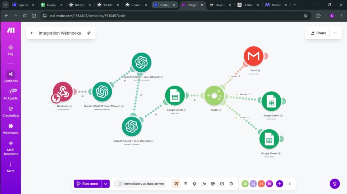 Josh_maestro09's tweet photo. I build AI agents and Automation systems for businesses and corporate organizations.
Your cue to automate your daily manual operations today.
This was built using https://t.co/DQR3TgSv92 btw
Check my page for more detail on it works.
#automation #make #justbuild https://t.co/yuh5cVVDUX