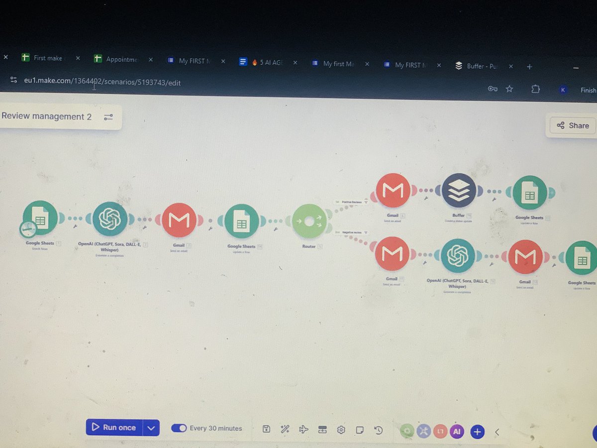 Josh_maestro09's tweet photo. I build AI agents and Automation systems for businesses and corporate organizations.
Your cue to automate your daily manual operations today.
This was built using https://t.co/DQR3TgSv92 btw
Check my page for more detail on it works.
#automation #make #justbuild https://t.co/yuh5cVVDUX